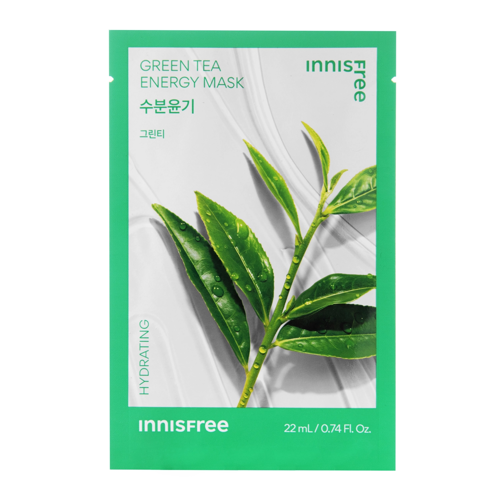 Innisfree - Squeeze Energy Mask - Green Tea - Hydrating - Textilní hydratační maska - 22 ml