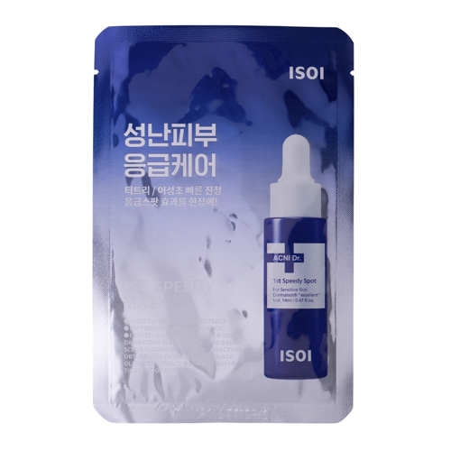 Isoi - Acni Dr. 1st Speedy Mask Sheet - Hydratační pleťová maska v plátýnku  - 1ks/20ml