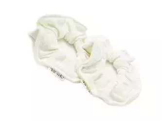 Kitsch - Eco-Friendly Towel Scrunchies - Ekologický ručník ve formě gumiček - krémová barva - 2 ks