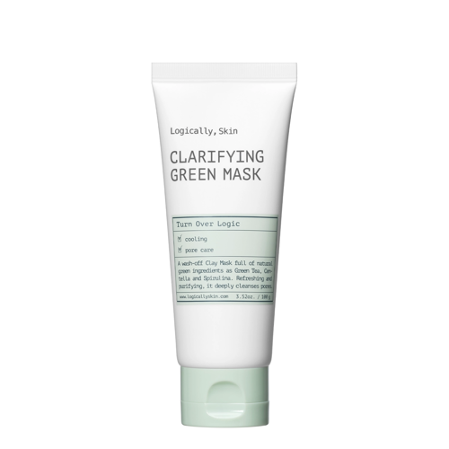 Logically, Skin - Clarifying Green Mask - Čisticí jílovitá pleťová maska - 100 g