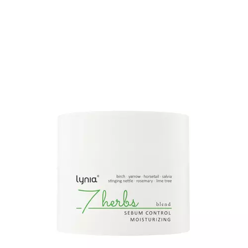 Lynia - 7 Herbs - Sebum Control, Moisturizing - Hydratační krém regulující kožní maz - 50 ml