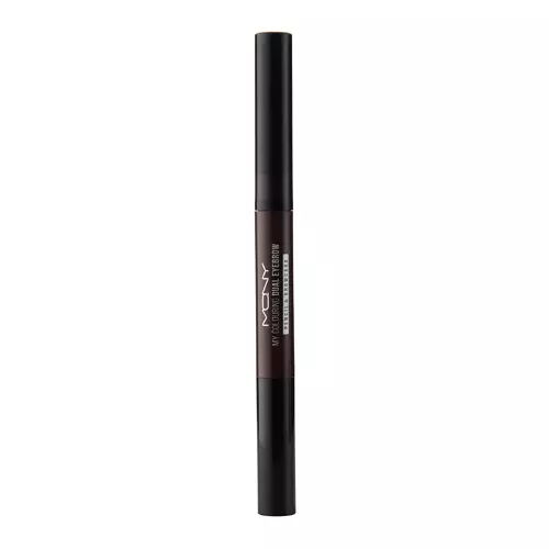 Macqueen - Colouring Dual Eyebrow Pencil&Browcara - 01 Dark Brown - Tužka a řasenka na obočí - 2,1 g