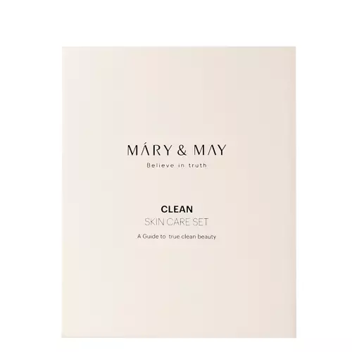 Mary&May - Clean Skin Care Gift Set - Kosmetická dárková sada - Rozjasňující emulze - 120 ml + Hydratační tonikum - 120 ml