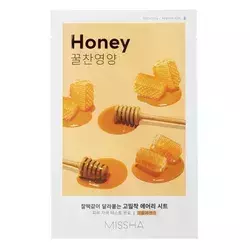 Missha - Airy Fit Sheet Mask - Honey - Medová textilní maska - 19 g