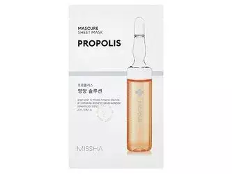 Missha - Mascure Propolis Nutrition Sheet Mask - Plátýnková maska s propolisem - 28 ml