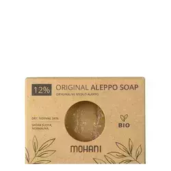 Mohani - Tuhé mýdlo z Aleppa s BIO olivovým a vavřínovým olejem - 12 % - 185 g