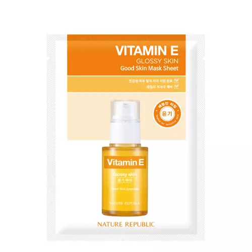 Nature Republic - Good Skin Vitamin E Mask Sheet - Vyživující plátýnková maska s vitamínem E - 24 g