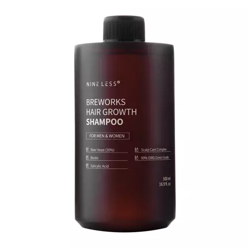 Nine Less - Breworks Hair Growth Shampoo - Šampon s pivními kvasinkami pro silné vlasy - 500 ml
