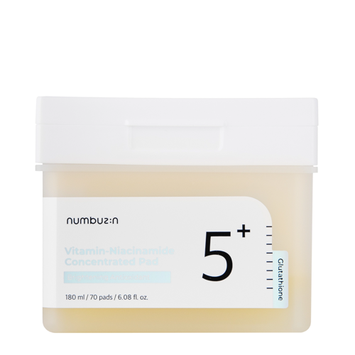 Numbuzin - No.5 Vitamin - Niacinamide Concentrated Pads - Niacinamidové polštářky na obličej - 180ml/70ks.