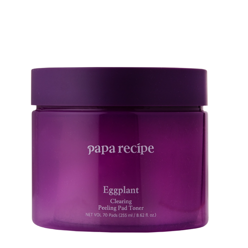 Papa Recipe - Eggplant Clearing Peeling Pad Toner - Peelingové polštářky na obličej - 70ks.