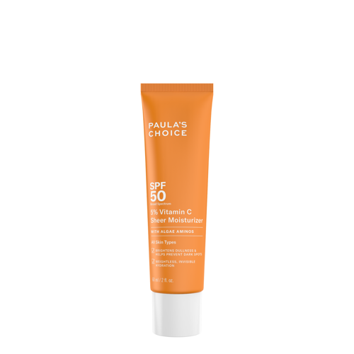 Paula's Choice - 5% Vitamin C Sheer Moisturizer SPF50 - Hydratační opalovací krém s vitaminem C - 60 ml