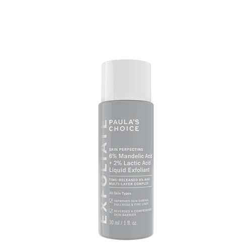Paula's Choice - 6% Mandelic Acid + 2% Lactic Acid Liquid Exfoliant - Tekutý peeling na obličej - 30 ml
