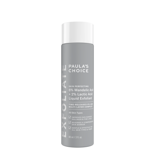 Paula's Choice - 6% Mandelic Acid + 2% Lactic Acid Liquid Exfoliant - Tekutý peeling na obličej - 88 ml