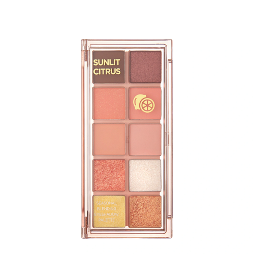 Peach C - Seasonal Blending Eyeshadow Palette - Paleta očních stínů - 04 Sunlit Citrus - 6,4 g