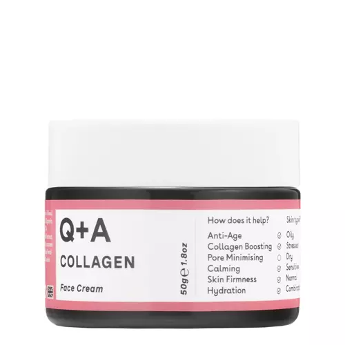 Q+A - Collagen - Face Cream - Vyhlazující a zpevňující krém s kolagenem - 50 ml