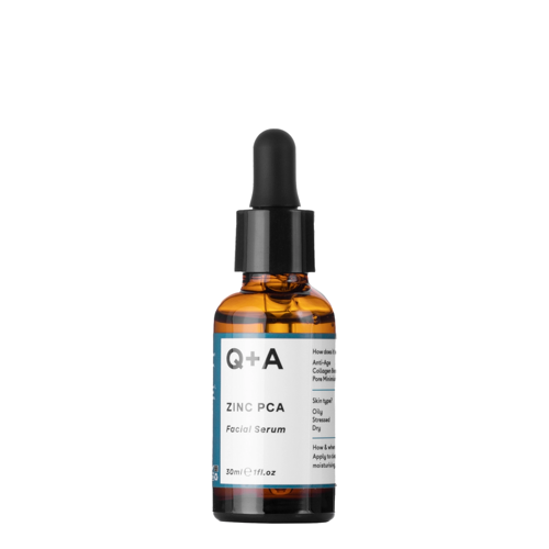 Q+A - Zinc PCA - Facial Serum - Regenerační sérum s hojivým účinkem s obsahem Zinc PCA - 30 ml