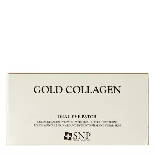 SNP - Gold Collagen Dual Eye Patch - Hydrogelové náplasti pod oči s hydratačním účinkem - 60 ks