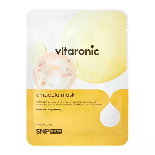 SNP - Prep Vitaronic Ampoule Mask - Rozjasňující plátýnková maska - 25 ml