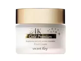 Secret Key - 24K Gold Premium First Cream - Rozjasňující pleťový krém s částečkami 24 karátového zlata - 50 ml