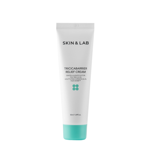 Skin&Lab - Tricicabarrier Relief Cream - Zklidňující krém na obličej s pupečníkem asijským - 50 ml