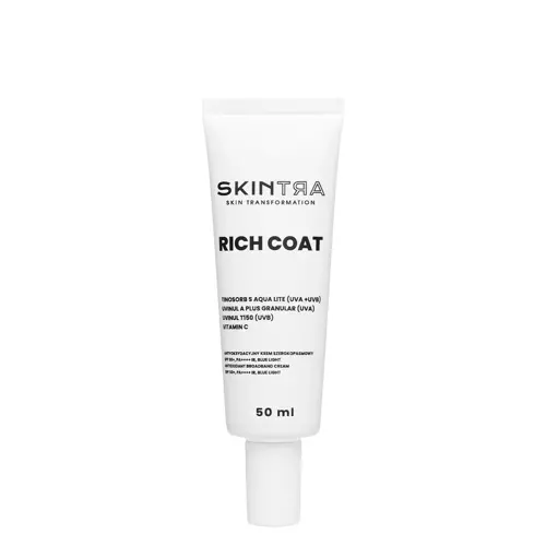 SkinTra - Rich Coat - Širokospektrální antioxidační krém s SPF50+/PA++++ IR, Blue Light - 50 ml