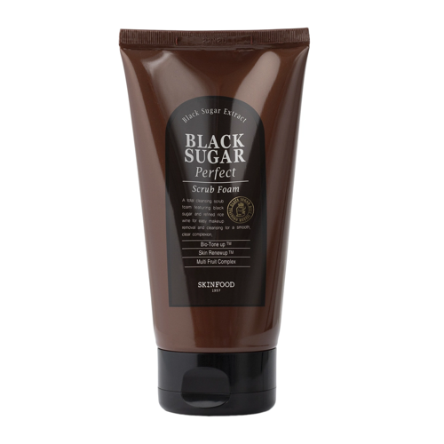 Skinfood - Black Sugar Perfect Scrub Foam - Vyhlazující pěna na obličej - 180 ml