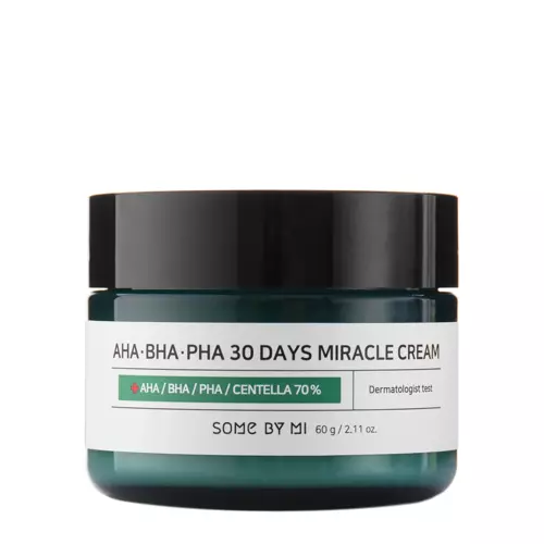 Some By Mi - AHA BHA PHA 30 Days Miracle Cream - Krém s obsahem AHA, BHA a PHA kyselin - 60 ml