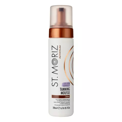 St. Moriz - Advanced - Colour Correct Tanning Mousse - Dark - Samoopalovací pěna na tělo - tmavý odstín - 200 ml