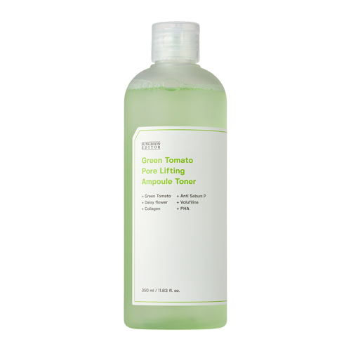 Sungboon Editor - Green Tomato Pore Lifting Ampoule Toner - Liftingové tonikum pro odstranění pórů se zeleným rajčetem - 350 ml