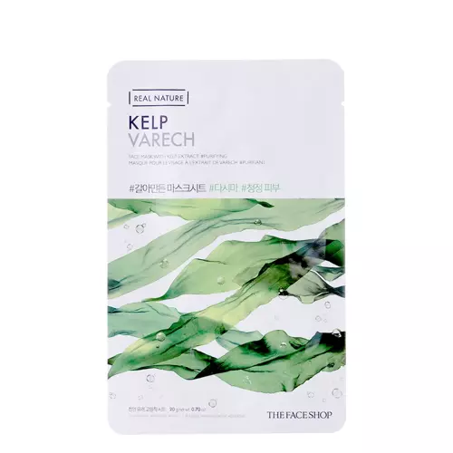 The Face Shop - Natural Mask - Kelp - Textilní maska s extraktem z mořských řas - 20 g