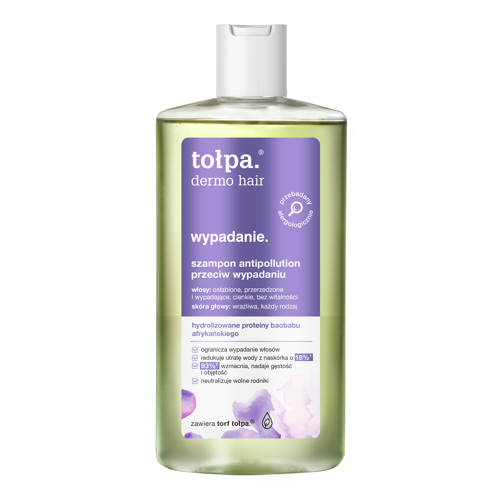 Tolpa - Dermo Hair - Antipollution šampon proti vypadávání - 250 ml