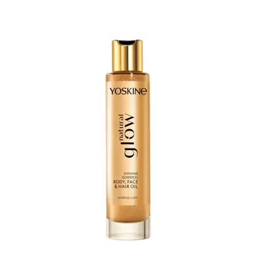 Yoskine - Natural Glow - Rozjasňující olej na obličej, tělo a vlasy - 100 ml