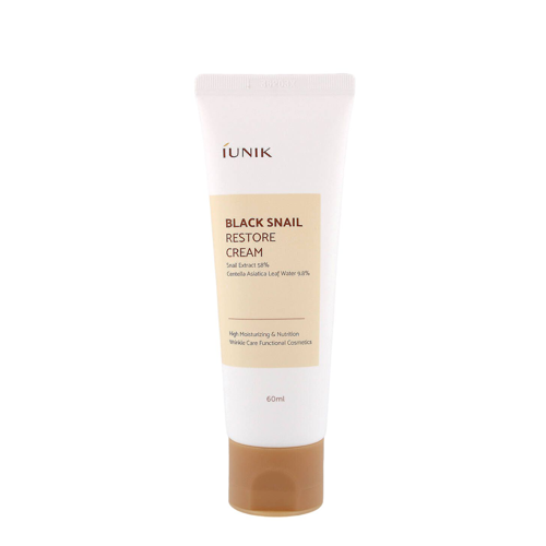 iUNIK - Black Snail Restore Cream - Regenerační krém na obličej - 60 ml
