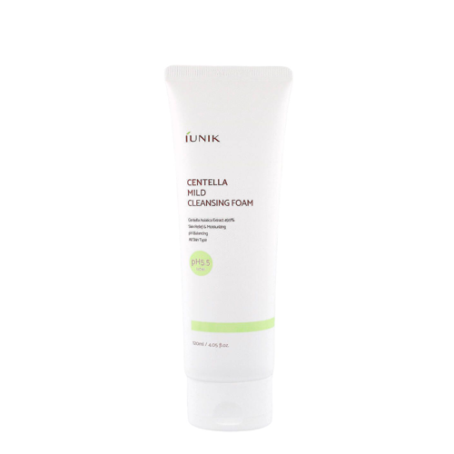 iUNIK - Centella Mild Cleansing Foam - Zklidňující čisticí pěna s pupečníkem asijským - 120 ml