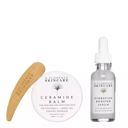 A. Florence - Rebuilding The Hydrolipid Barrier Set - Sada obnovující hydrolipidovou bariéru - Hydration Booster Serum - 30 ml + Ceramide Balm - 30 ml