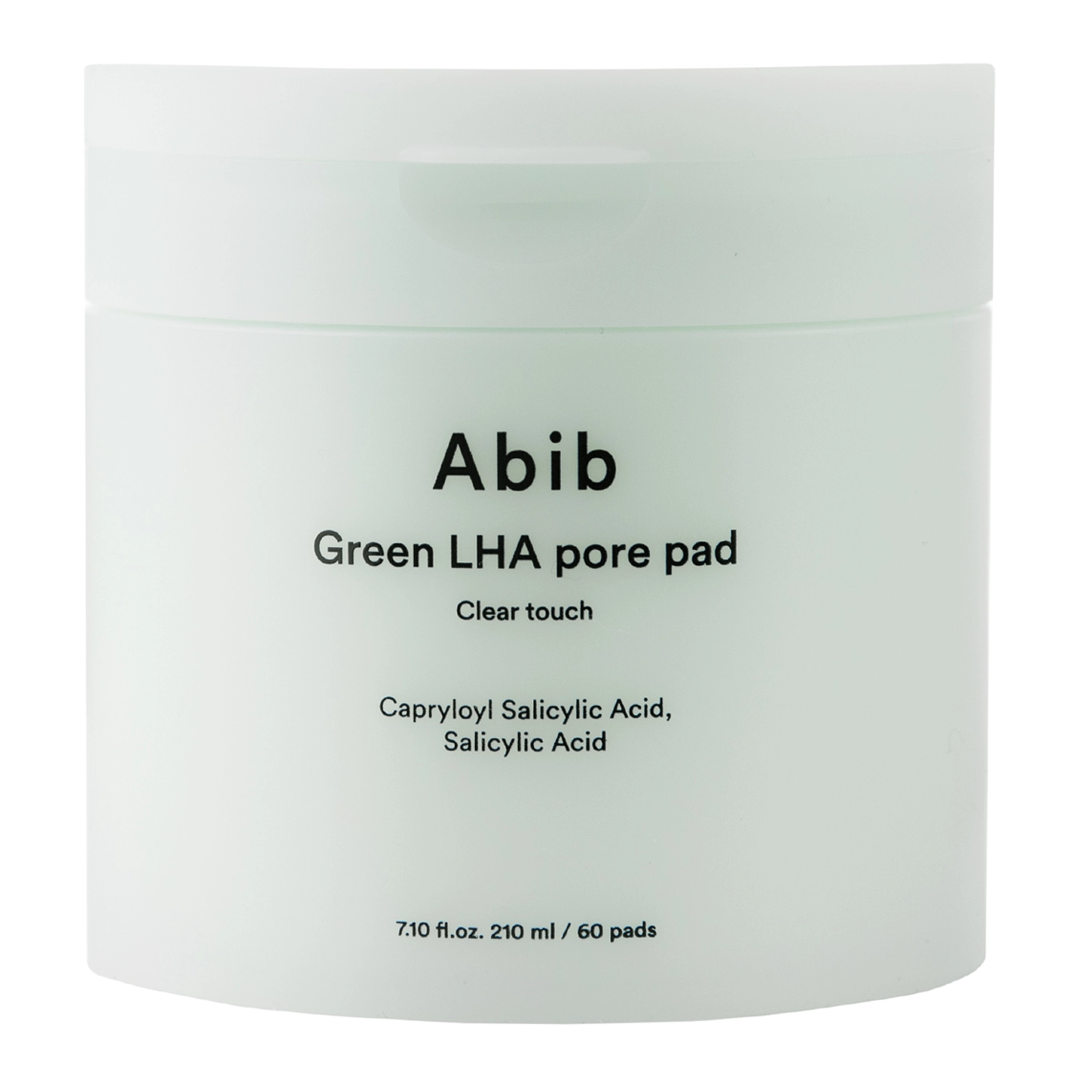 Abib - Green LHA Pore Pad Clear Touch - Čisticí polštářky na obličej - 210ml/60ks.