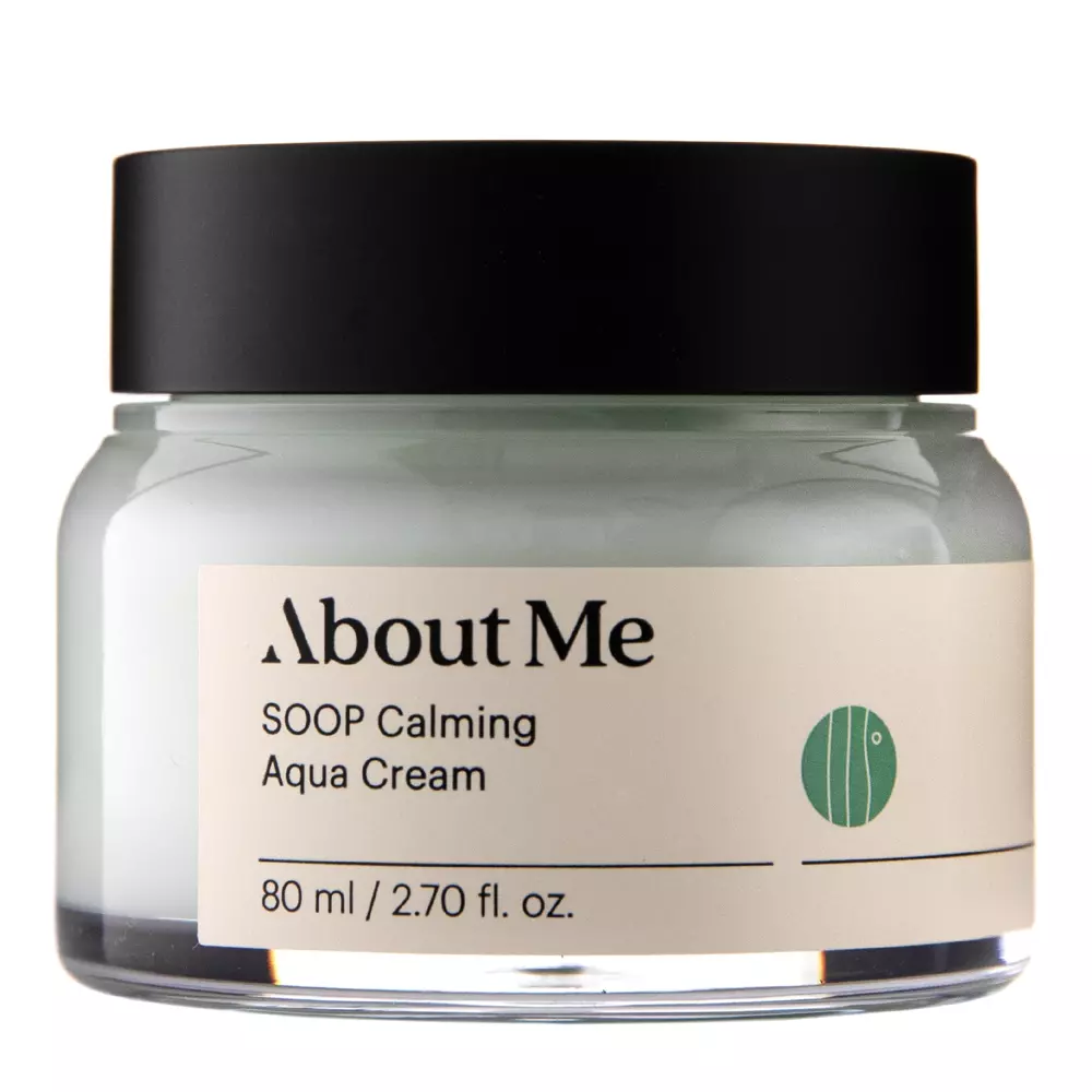 About me - Soop Calming Aqua Cream - Hydratační a zklidňující krém s vodou z cypřiše Hinoki - 80 ml