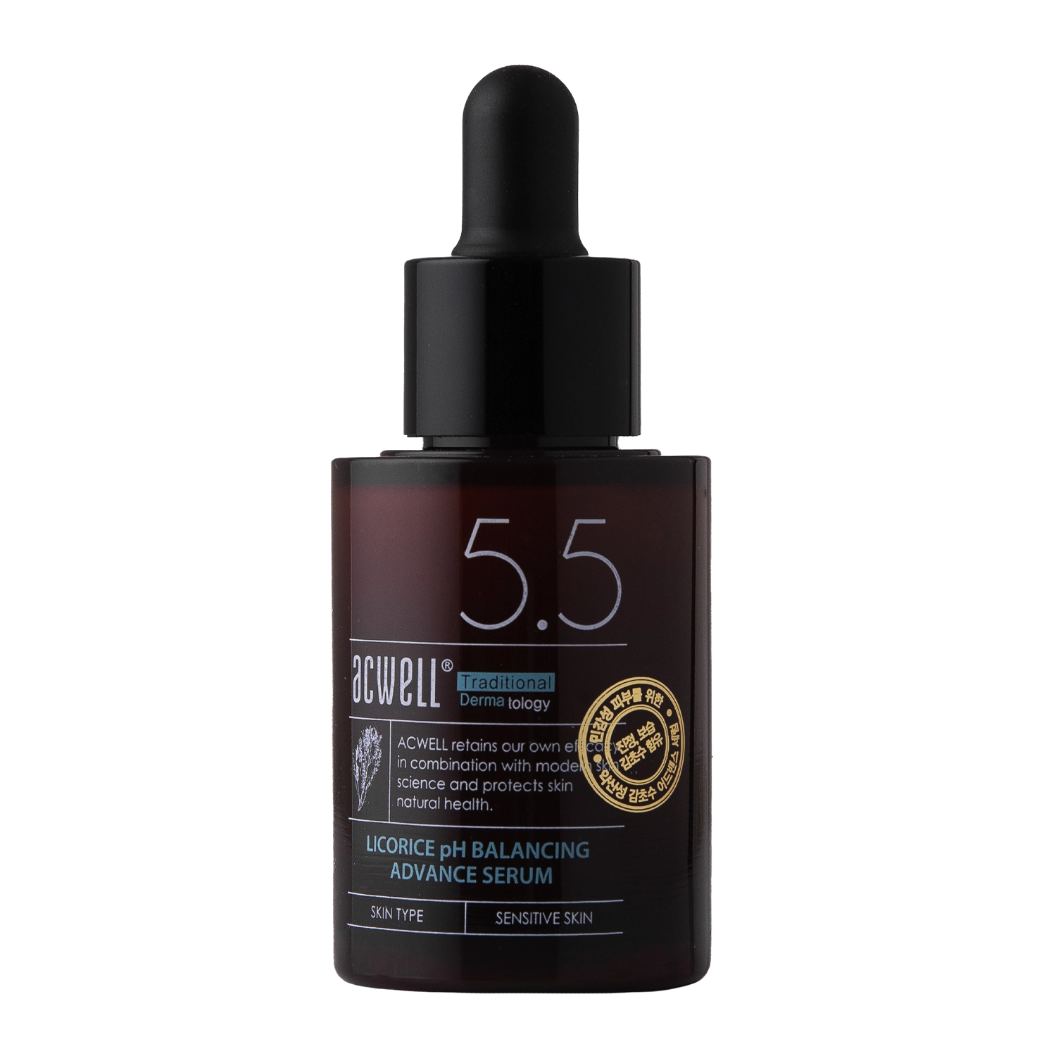 Acwell - Licorice pH Balancing Advance Serum - Rozjasňující sérum na obličej s lékořicí - 30 ml