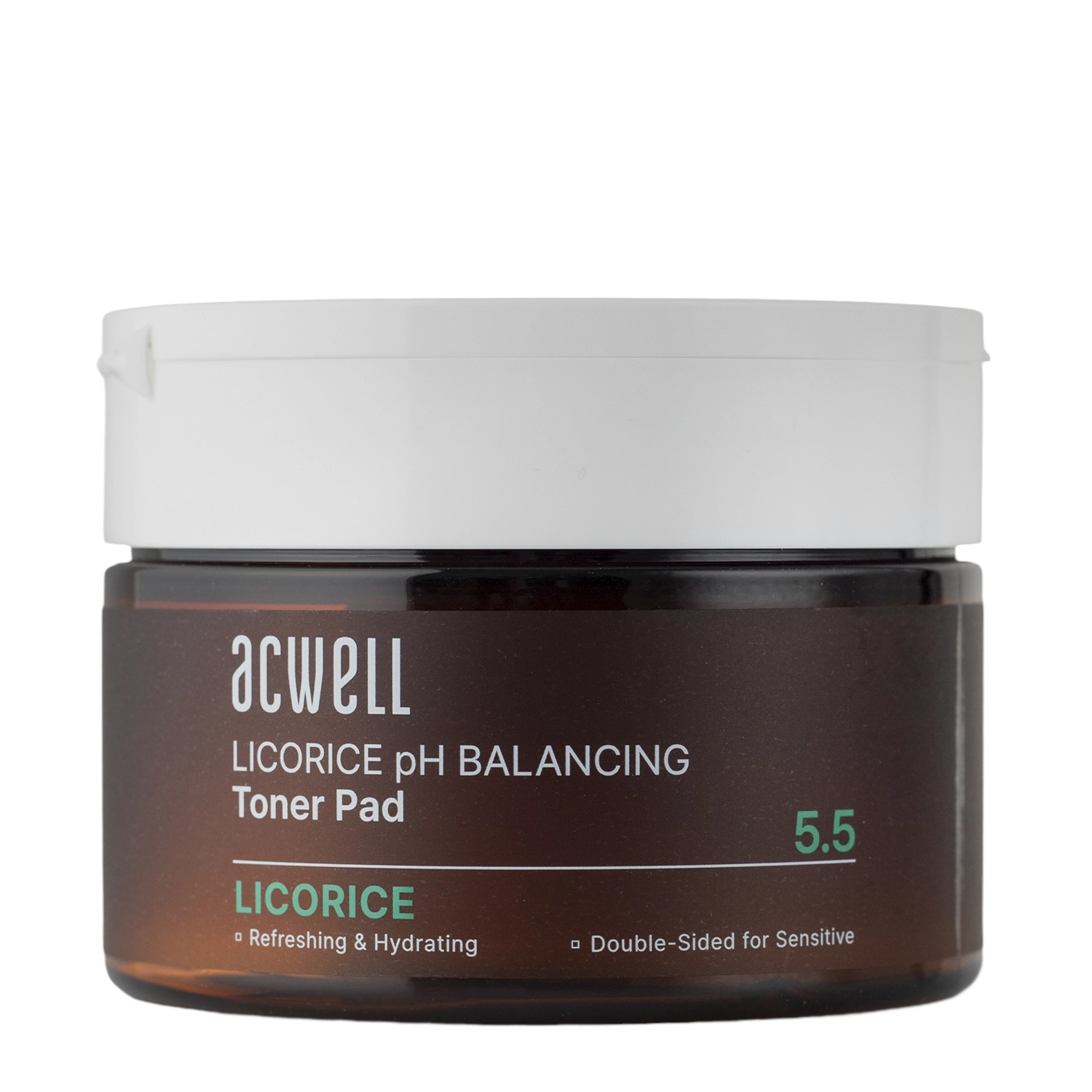 Acwell - Licorice pH Balancing Toner Pad  - Hydratační a rozjasňující polštářky na obličej - 70 ks/160 ml