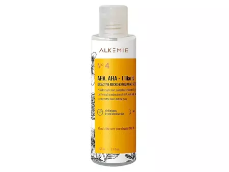 Alkmie - AHA, AHA - I like it! - Bioactive Mikro-Exfoliating Face Tonic - Bioaktivní mikropeelingové tonikum - 150 ml