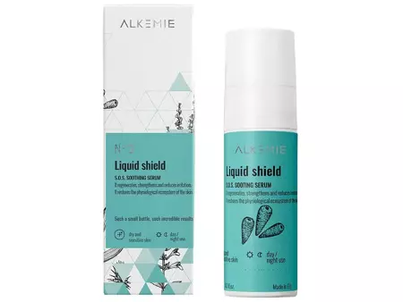 Alkmie - Liquid Shield - S.O.S. Soothing Serum - Zklidňující sérum pro suchou a podrážděnou pleť - 30 ml