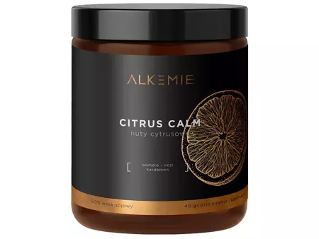Alkmie - Sójová svíčka Citrus Calm - 180 ml