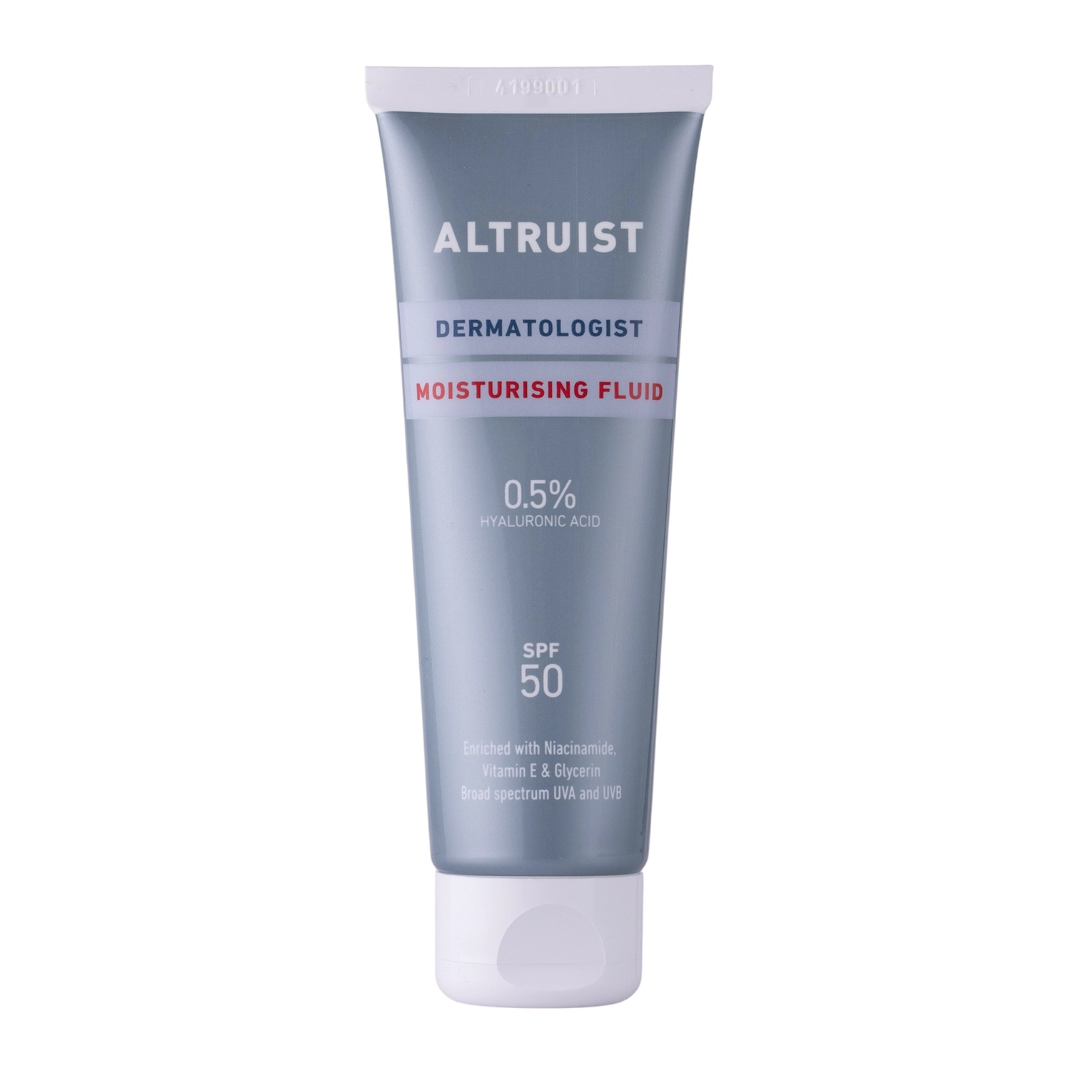 Altruist - Moisturising Fluid 0.5% Hyaluronic Acid - Hydratační krém s SPF50 a kyselinou hyaluronovou - 50 ml