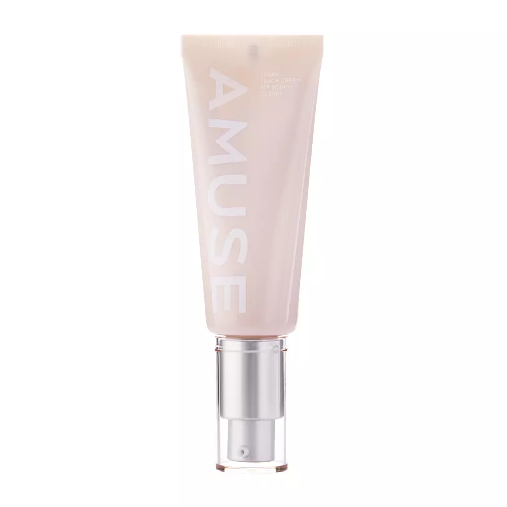 Amuse - Vegan Peach Cream - SPF 30 PA++ - 02 Bare - Tónovací krém s SPF - 40 ml