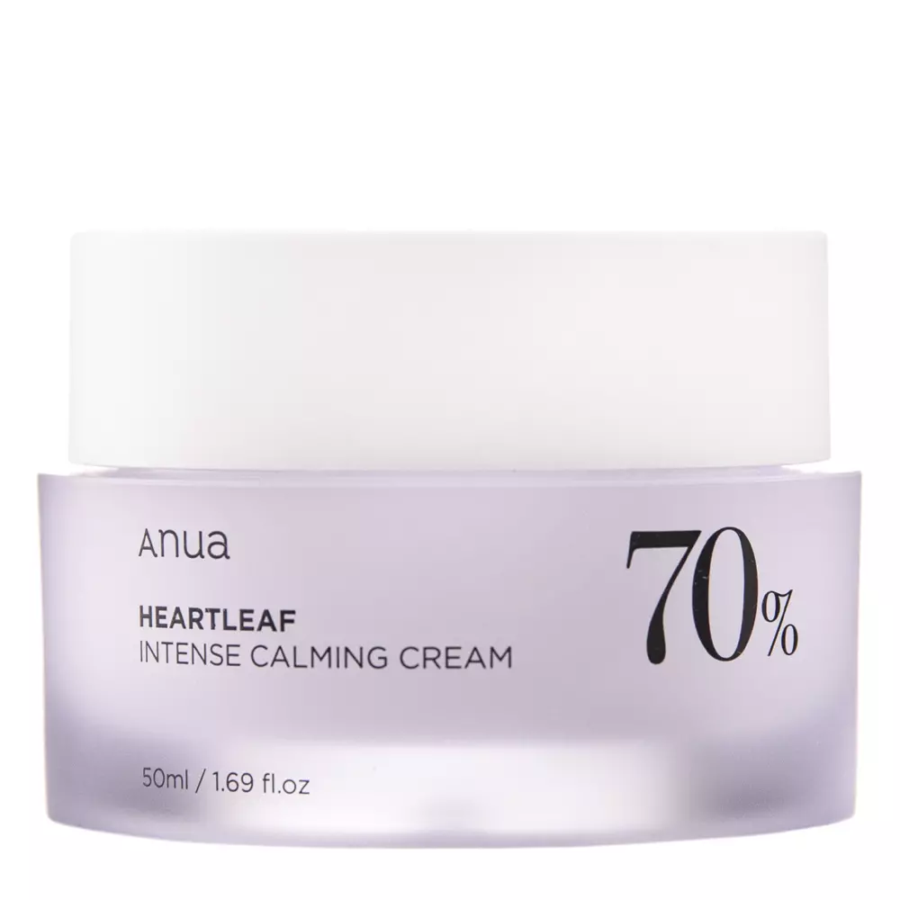 Anua - Heartleaf 70% Intense Calming Cream - Zklidňující krém s extraktem z toulně srdčité - 50 ml 