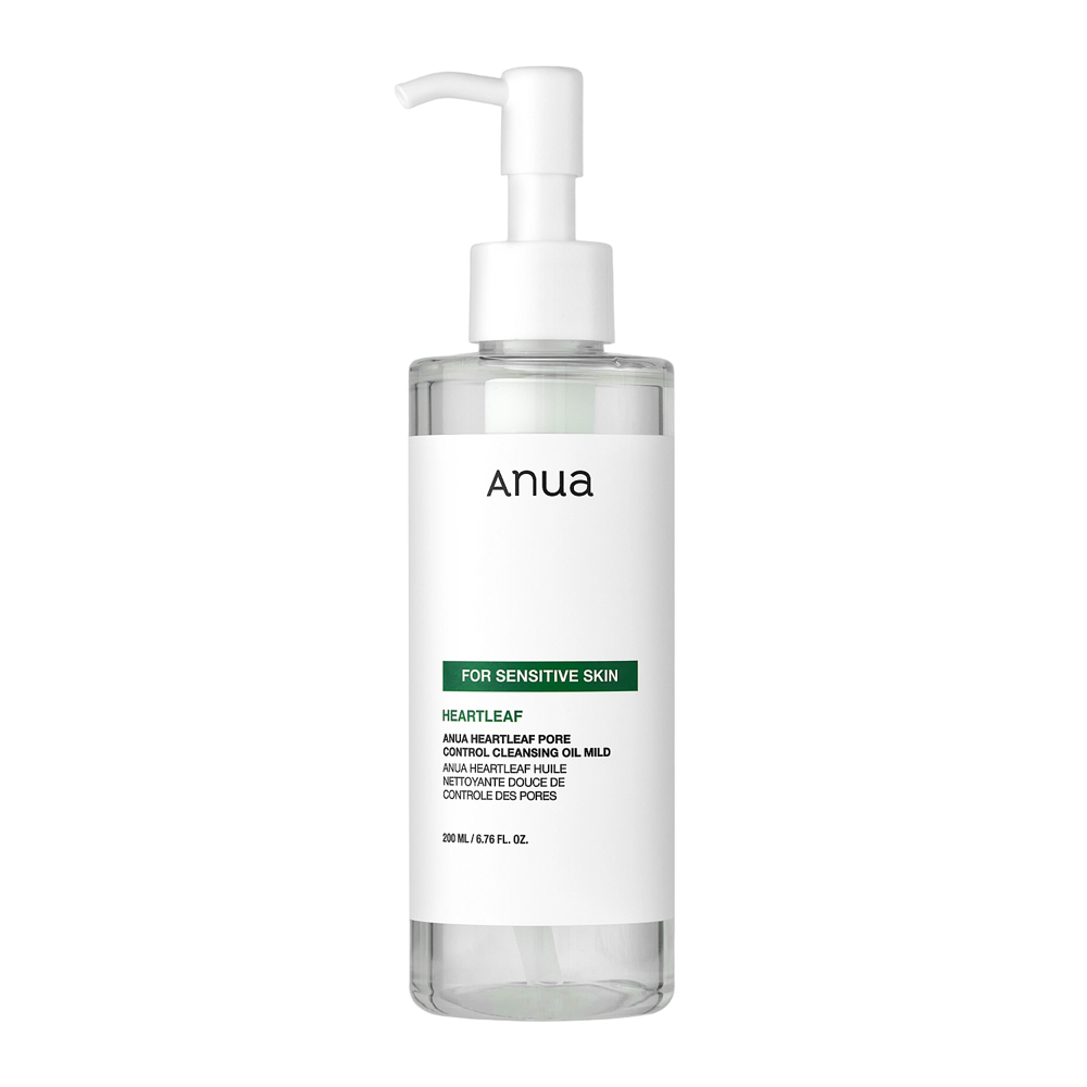 Anua - Heartleaf Pore Control Cleansing Oil Mild - Jemný čisticí olej na obličej - 200 ml