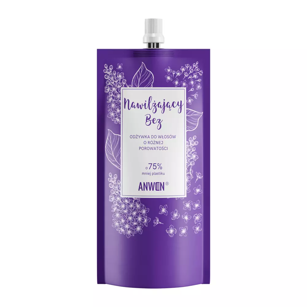 Anwen - Hydratační šeřík - Kondicionér na vlasy s různou pórovitostí - Refill - 500 ml