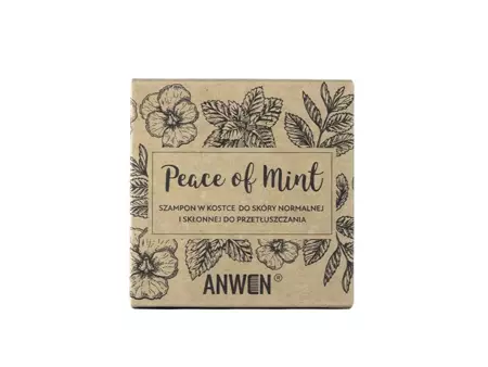 Anwen - Peace Of Mint - Tuhý šampon pro normální a mastící se pokožku hlavy - náhradní náplň - 75 g