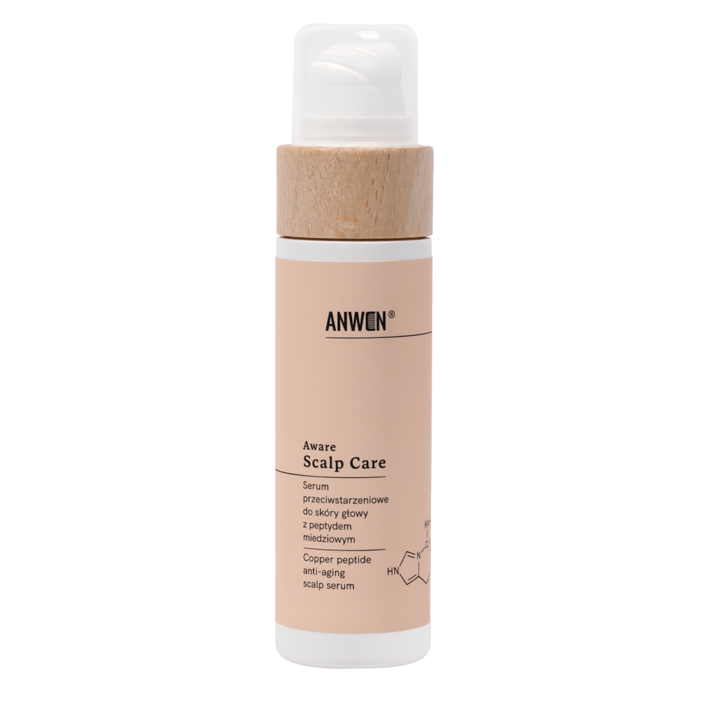 Anwen - Scalp Care - Sérum proti stárnutí pokožky hlavy s peptidem mědi - 100 ml