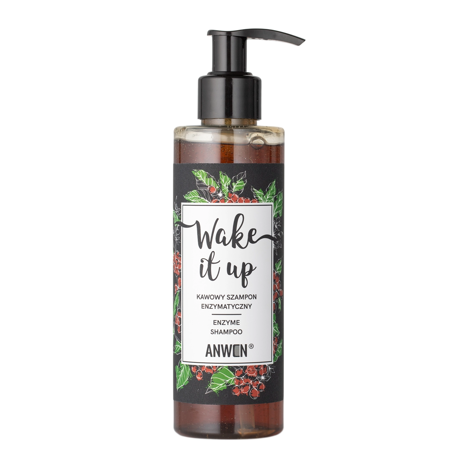 Anwen - Wake It Up - Kávový šampon s enzymy - 200 ml